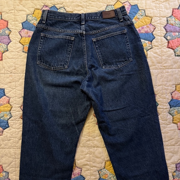 Women's L.L Bean Denim Jeans Double L Relaxed Fit High Rise 14P - Picture 2 of 11